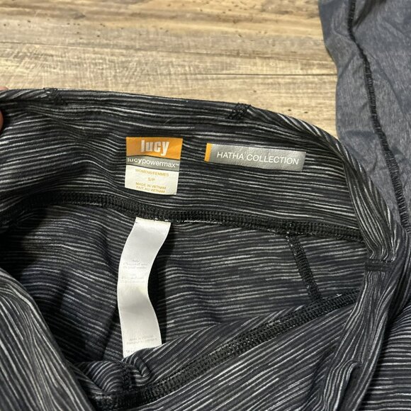 Lucy Women’s Athletic Leggings Bundle 3 Dif Style Powermax Hatha Crop Joggers - Picture 3 of 9